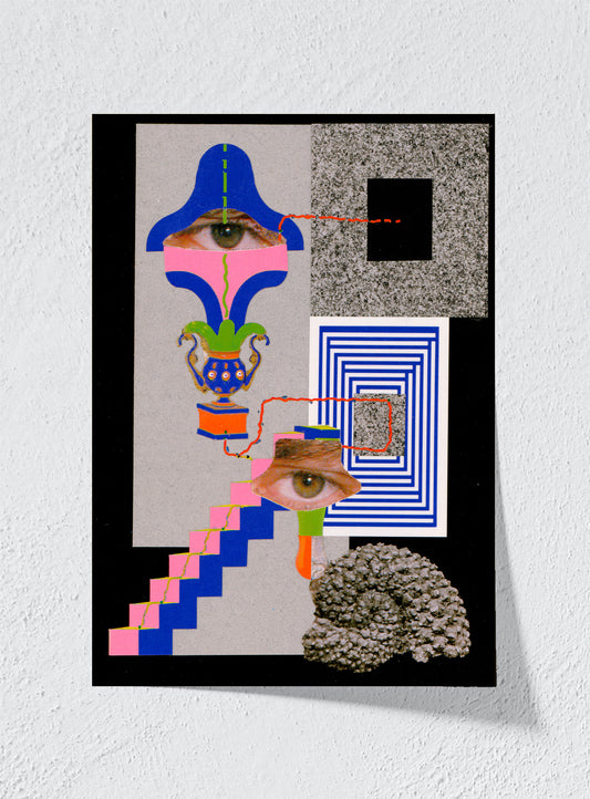 MIND TAKING THE STAIRS - Unframed