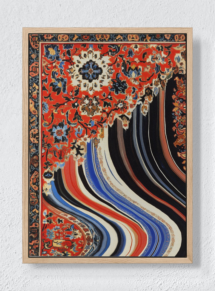 MOSAIC IN MOTION - Natural frame canvas