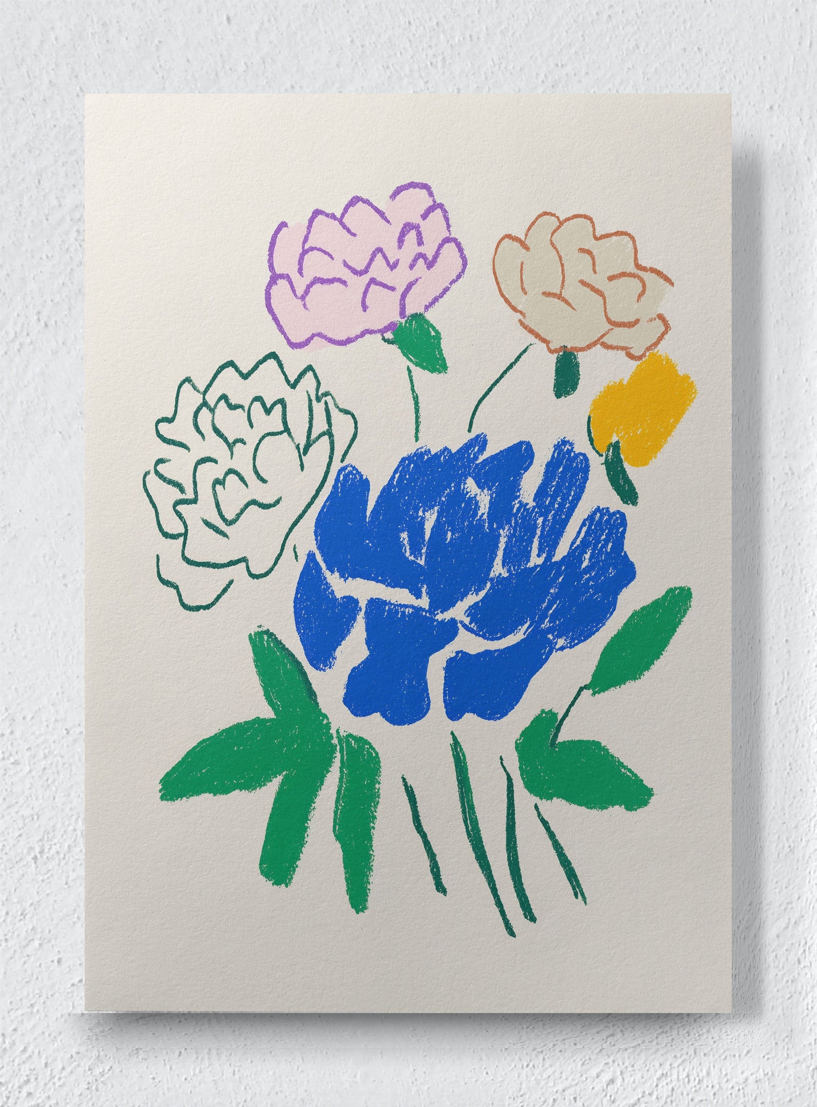 NAIVE BOTANICA - Unframed canvas