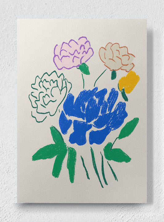 NAIVE BOTANICA - Unframed canvas