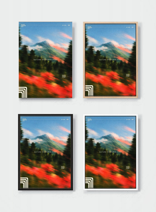 HUEDRA canvas frame comparison - NATURE PRESERVE PACT