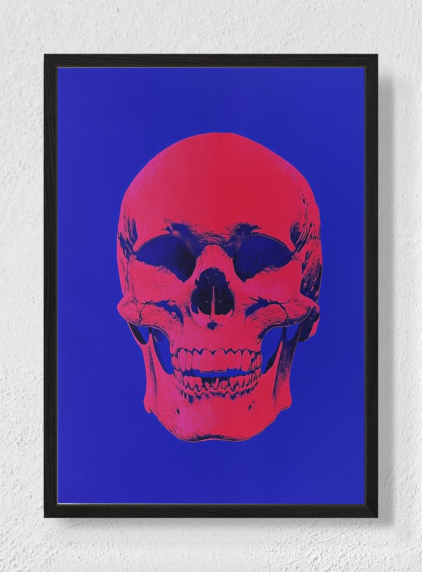 NEON MORTALITY - Black frame canvas