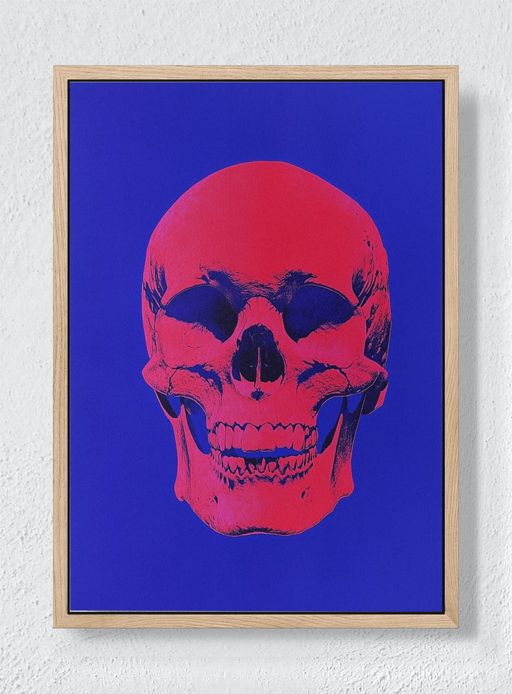 NEON MORTALITY - Natural frame canvas