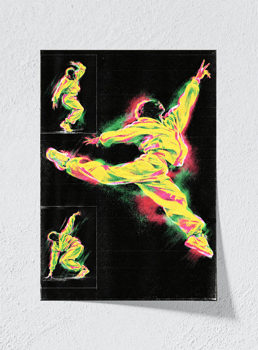 Neon Motion - Unframed
