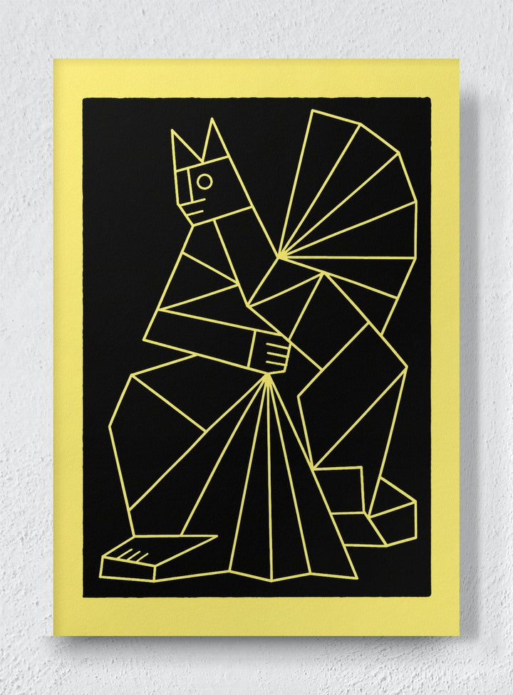 NIGHT ANIMAL - Unframed canvas