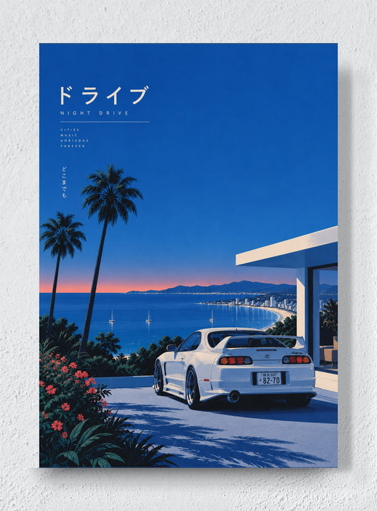 NIGHT DRIVE - Unframed canvas