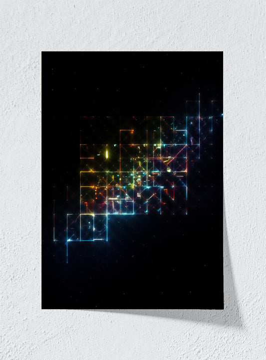Night Grid - Unframed
