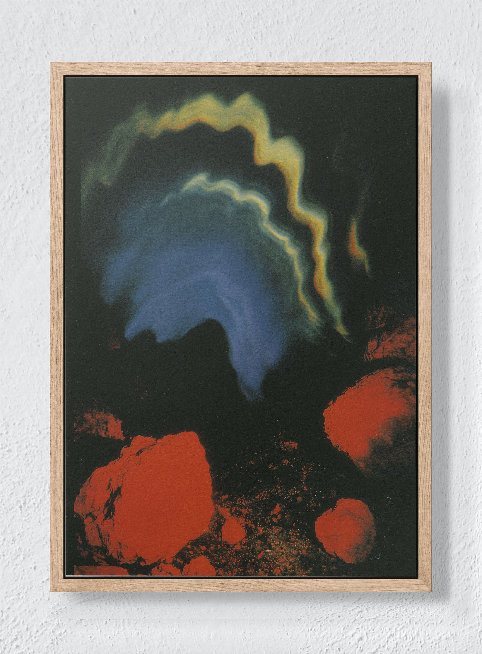 NIGHT VISION - Natural frame canvas