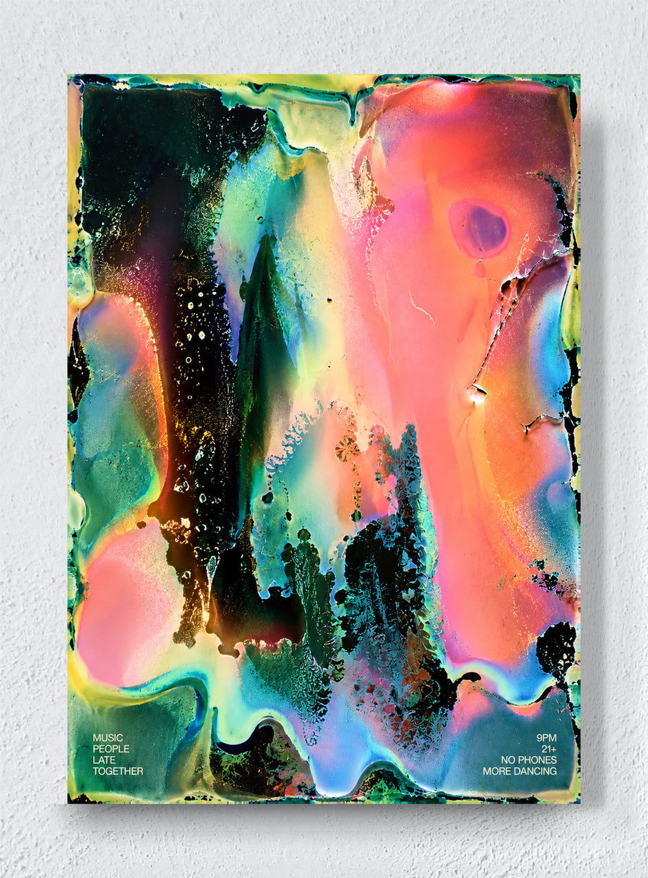NO PHONES MORE DANCING - Unframed canvas