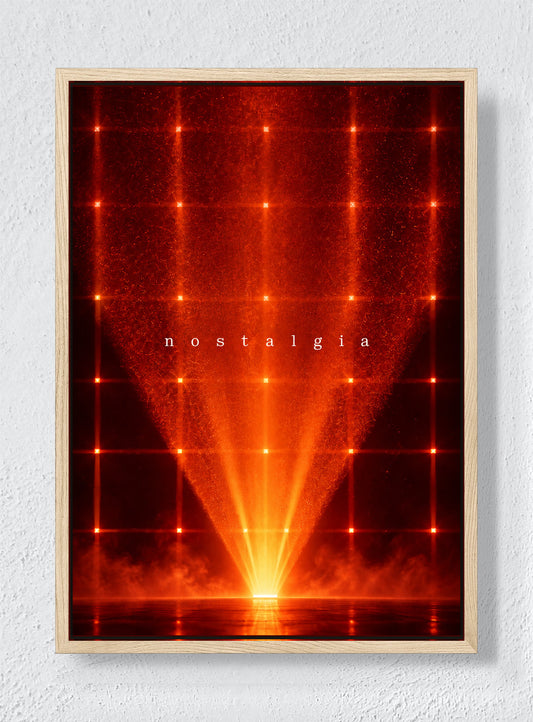 NOSTALGIA - Natural frame canvas