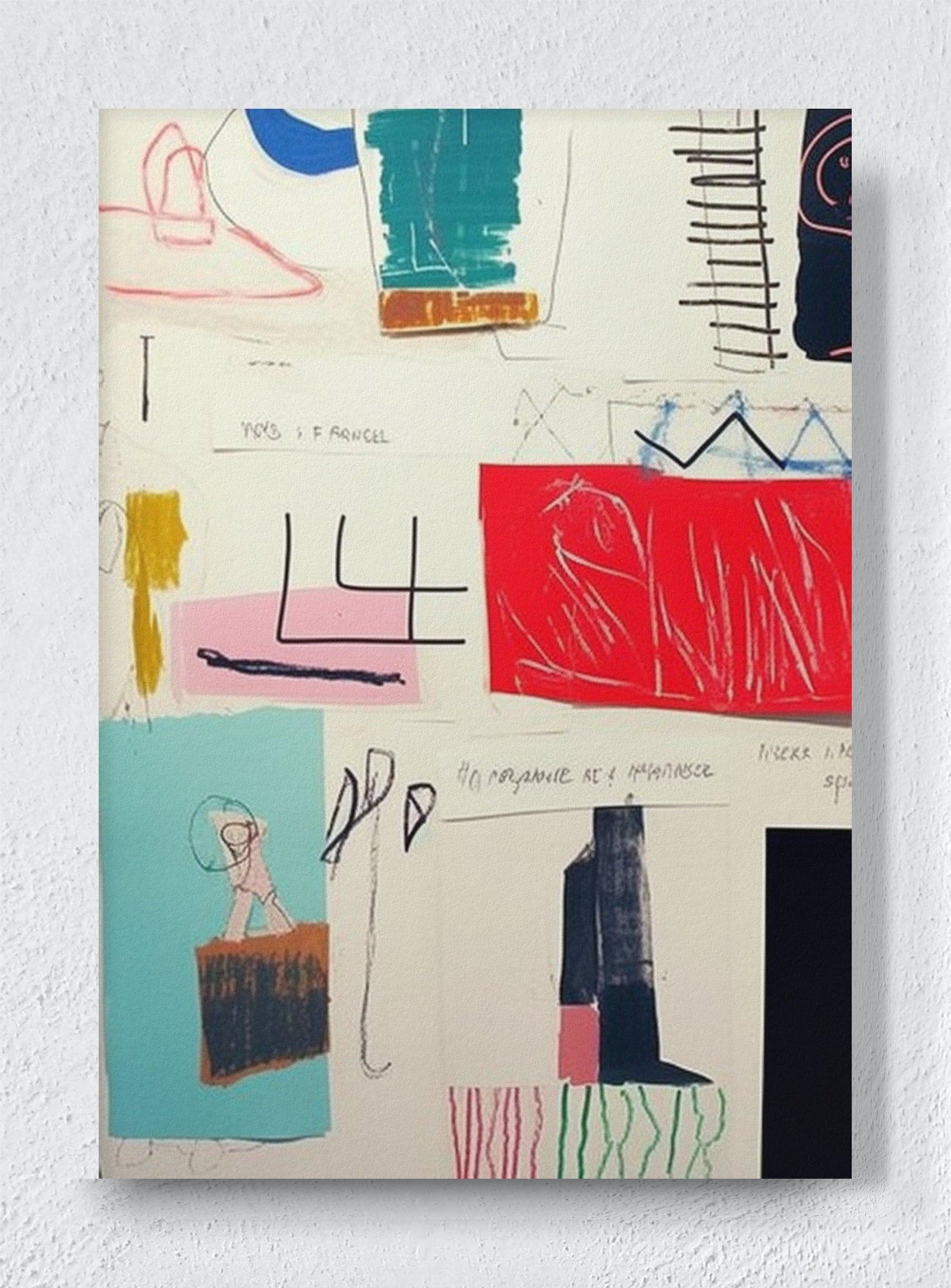 NOTES TO SELF - Unframed canvas