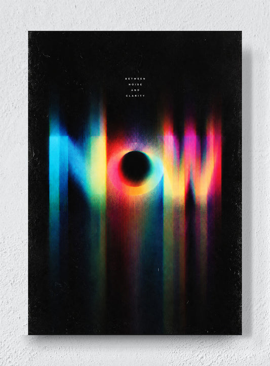 BETWEEN NOISE AND CLARITY - Unframed canvas