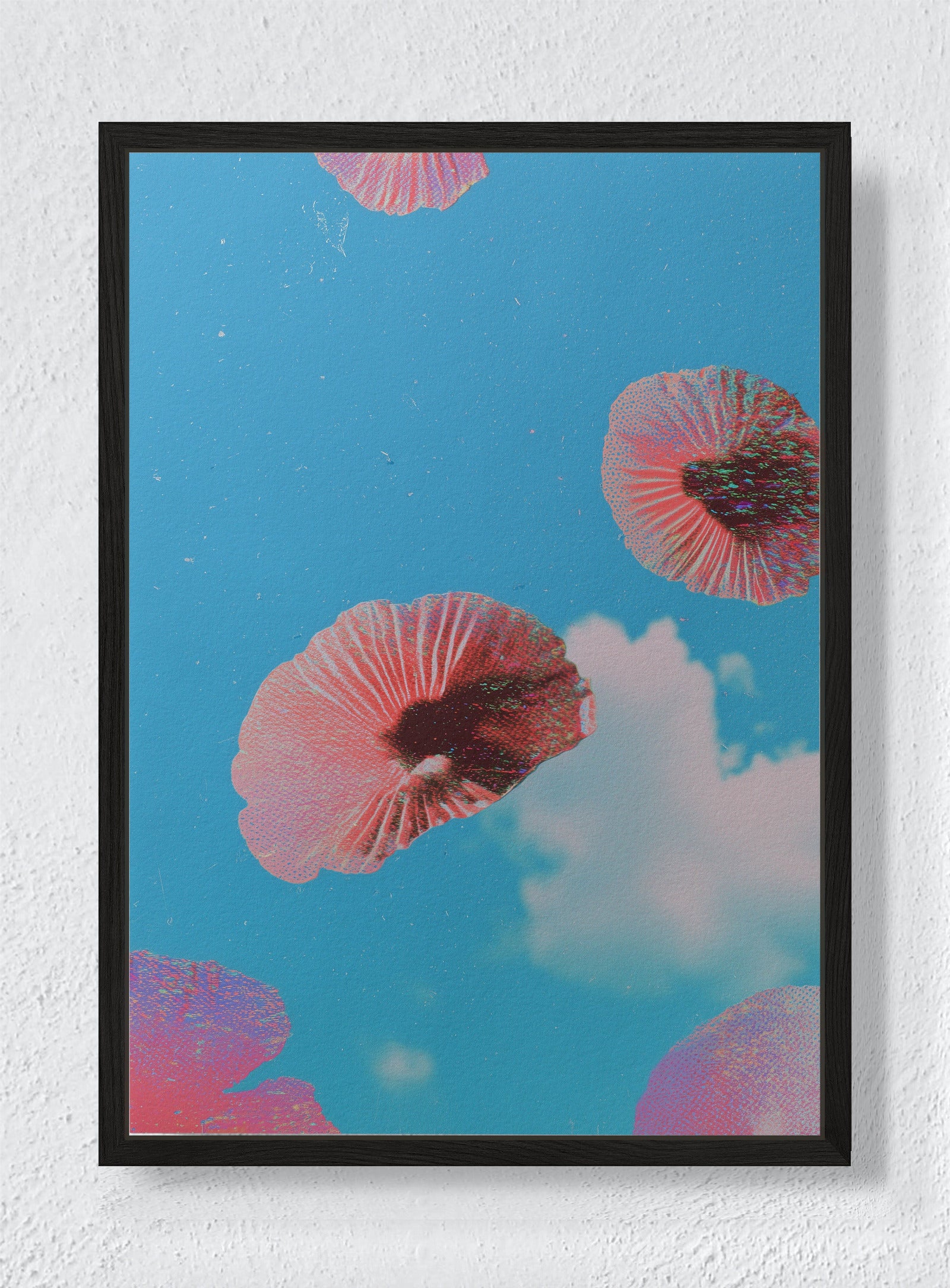 OBLIQUE HORIZON - Black frame canvas
