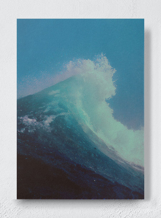 OCEAN, MID-EXHALE - Unframed canvas