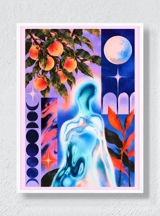 Orchard Moon - White Frame