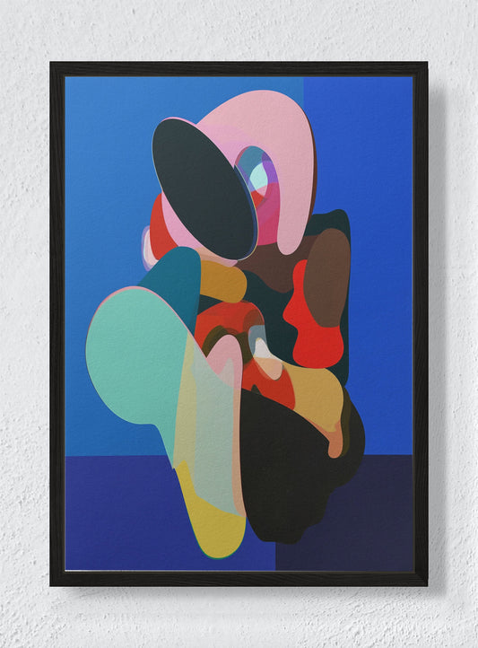 ORGANIC HARMONY IV - Black frame canvas