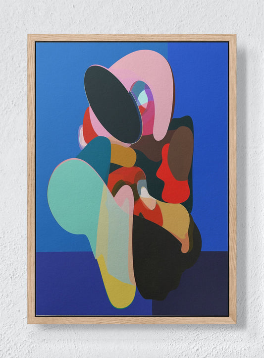 ORGANIC HARMONY IV - Natural frame canvas