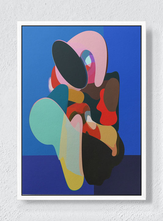 ORGANIC HARMONY IV - White frame canvas