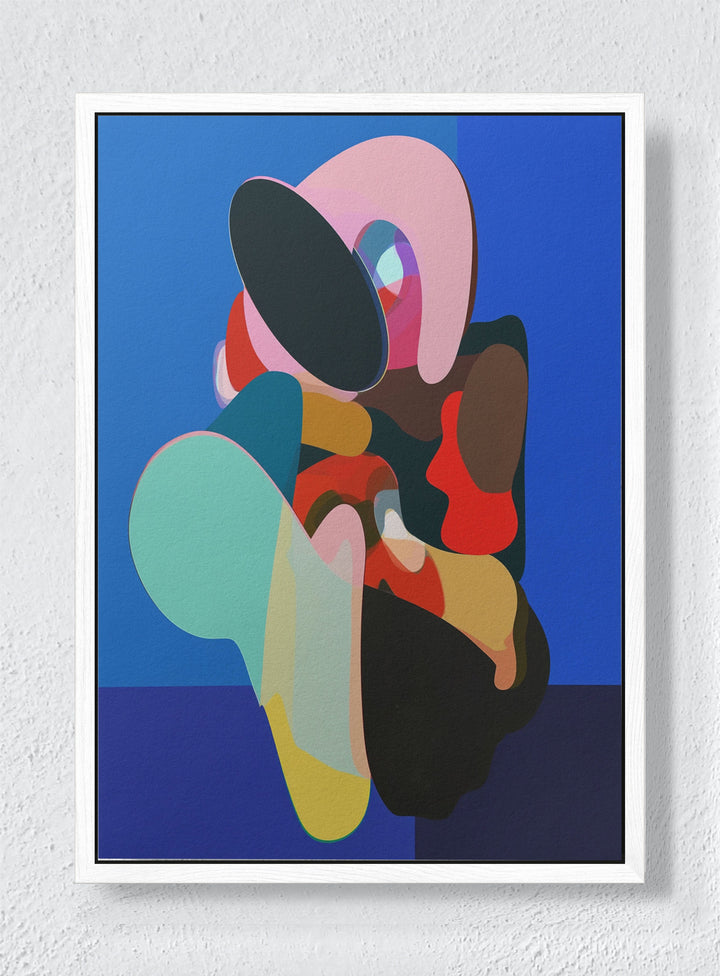 ORGANIC HARMONY IV - White frame canvas