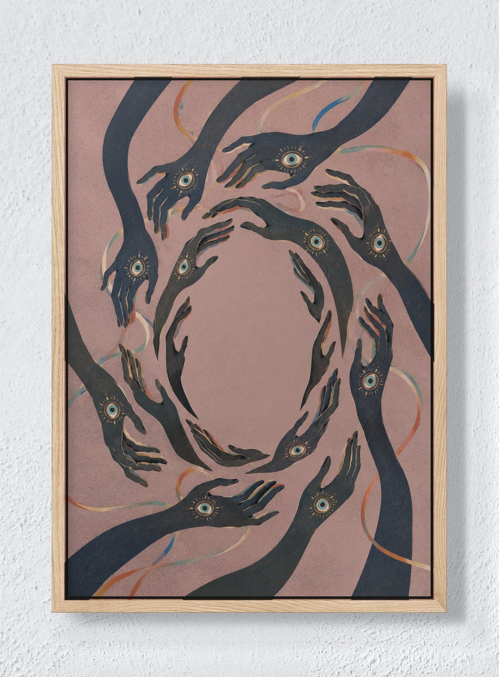 OUROBOROS - Natural frame canvas