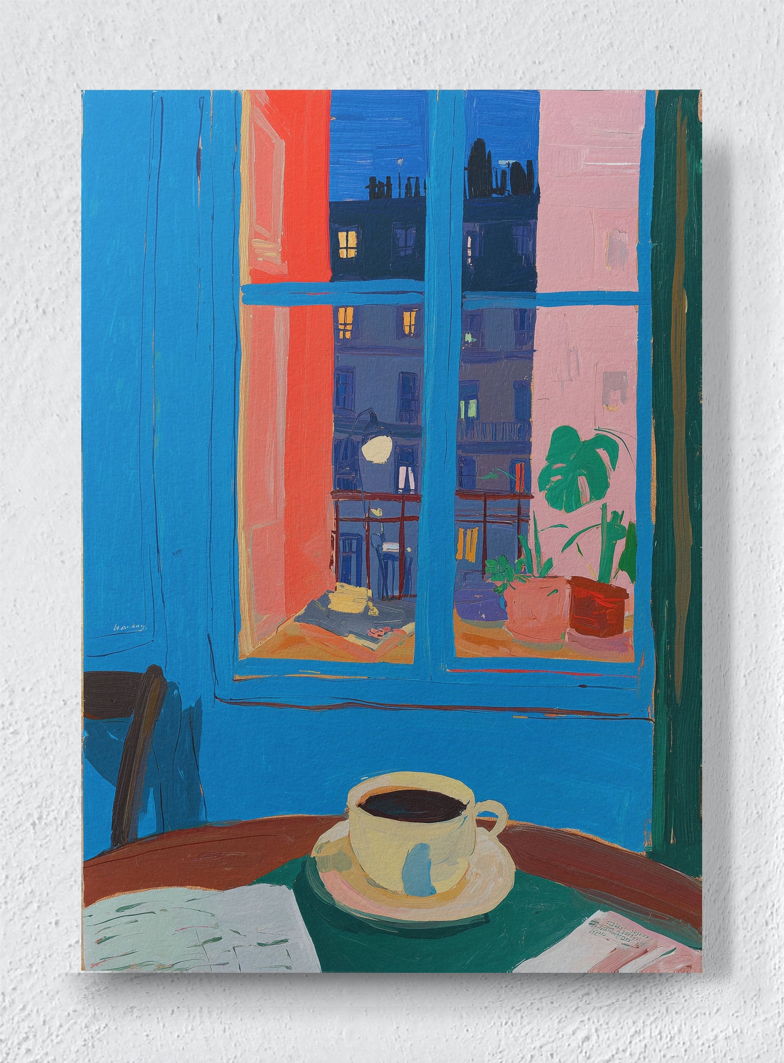 PARISIAN TWILIGHT - Unframed canvas