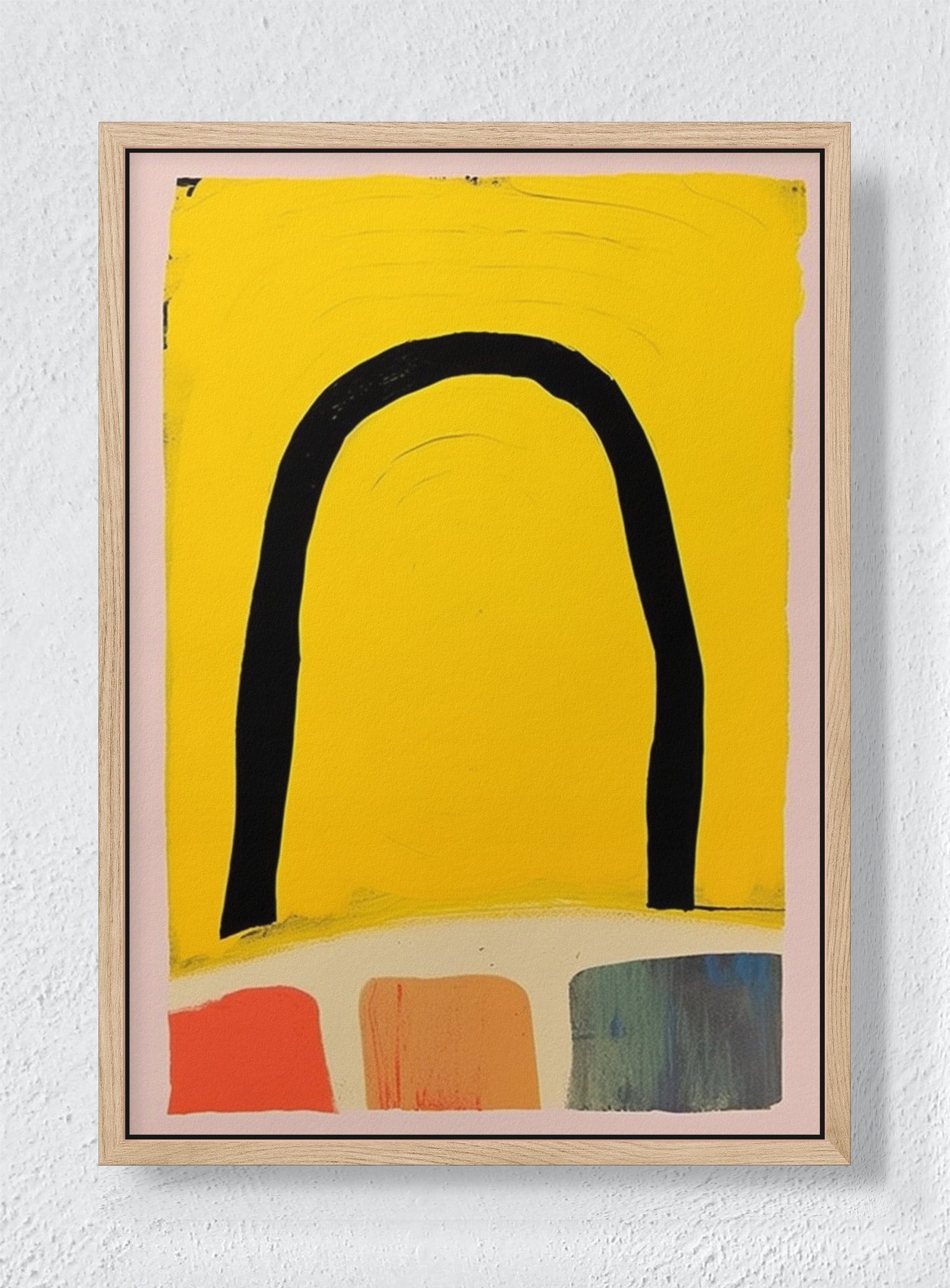 PASSAGE - Natural frame canvas