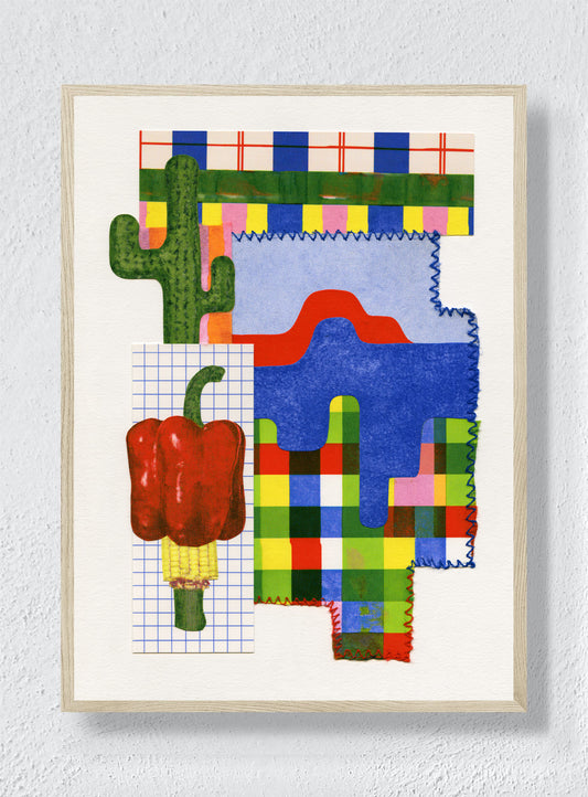 PATCHWORK HEAT - Natural Frame