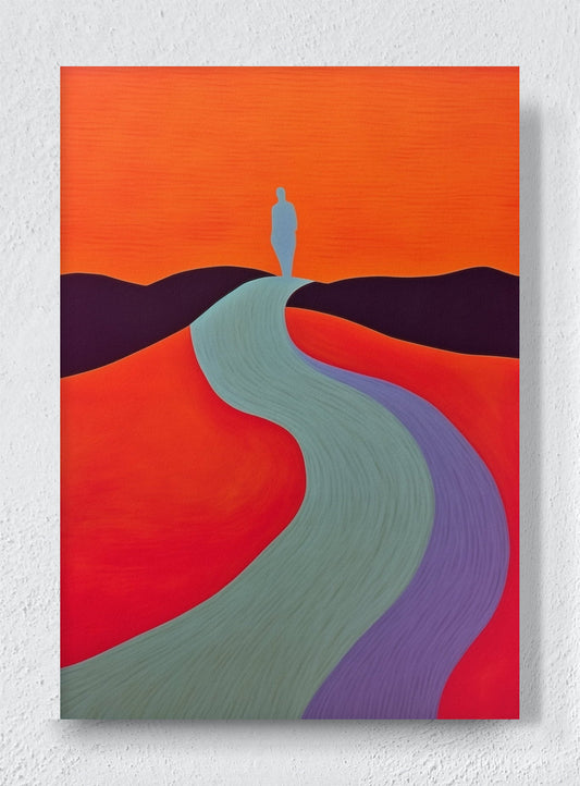 PATHS - Unframed canvas