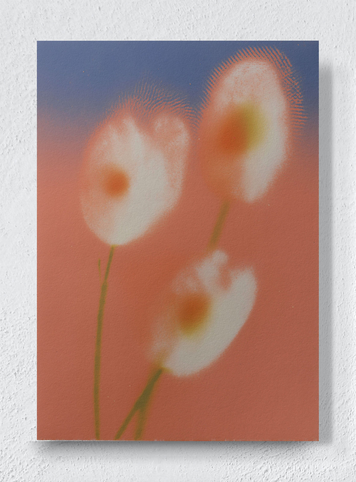 PEACH HAZE - Unframed canvas