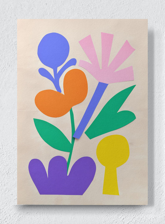 PETALS AND PIECES - Unframed canvas