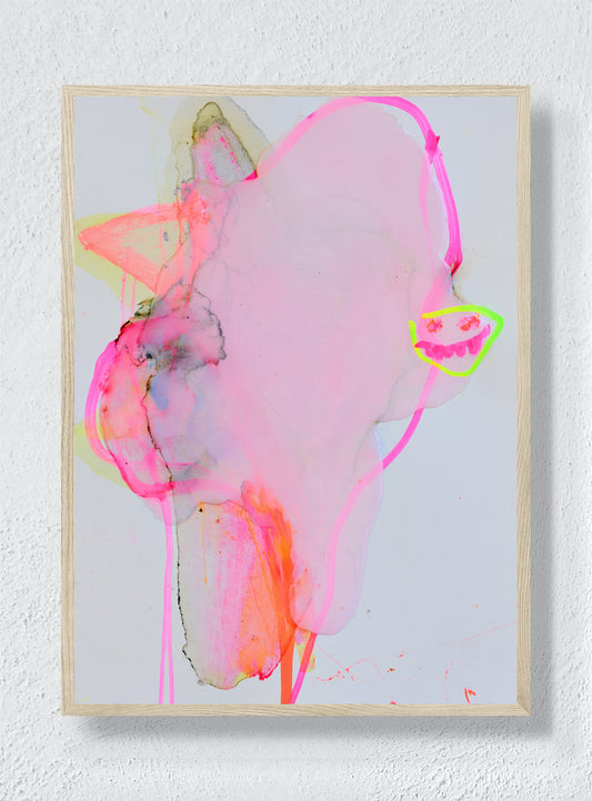 PINK SIGNALS IN THE AIR - Natural Frame