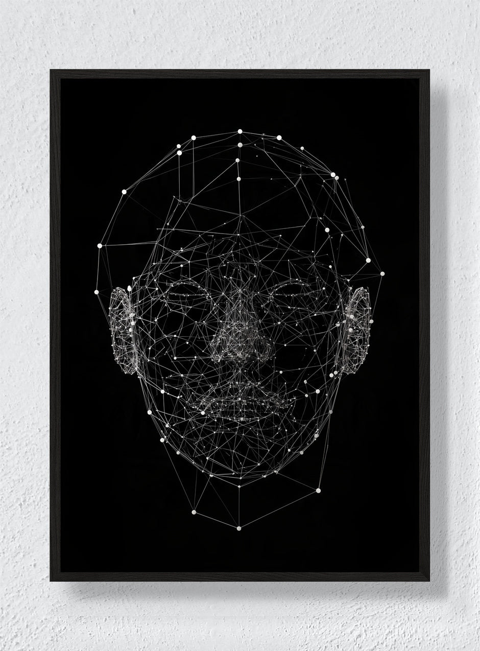 POINTS OF A PERSON - Black Frame