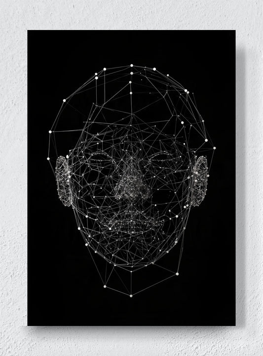 POINTS OF A PERSON - Unframed canvas