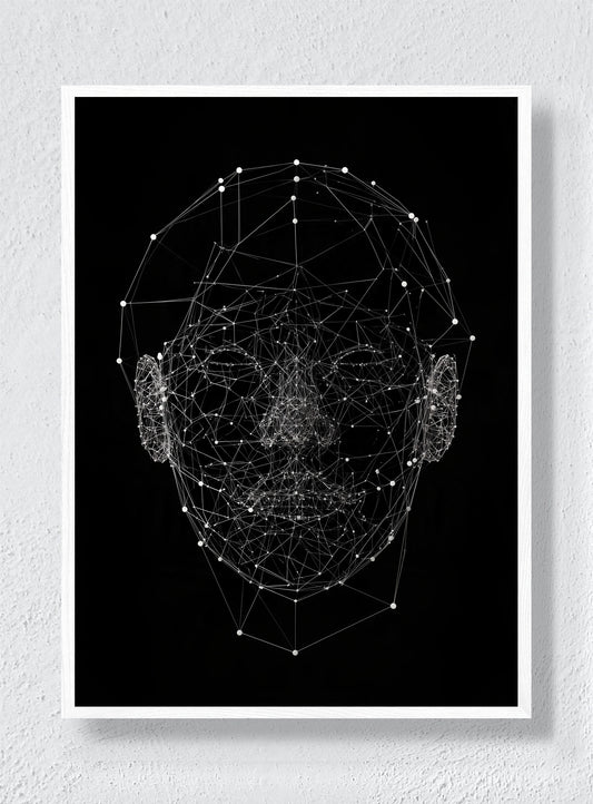POINTS OF A PERSON - White Frame
