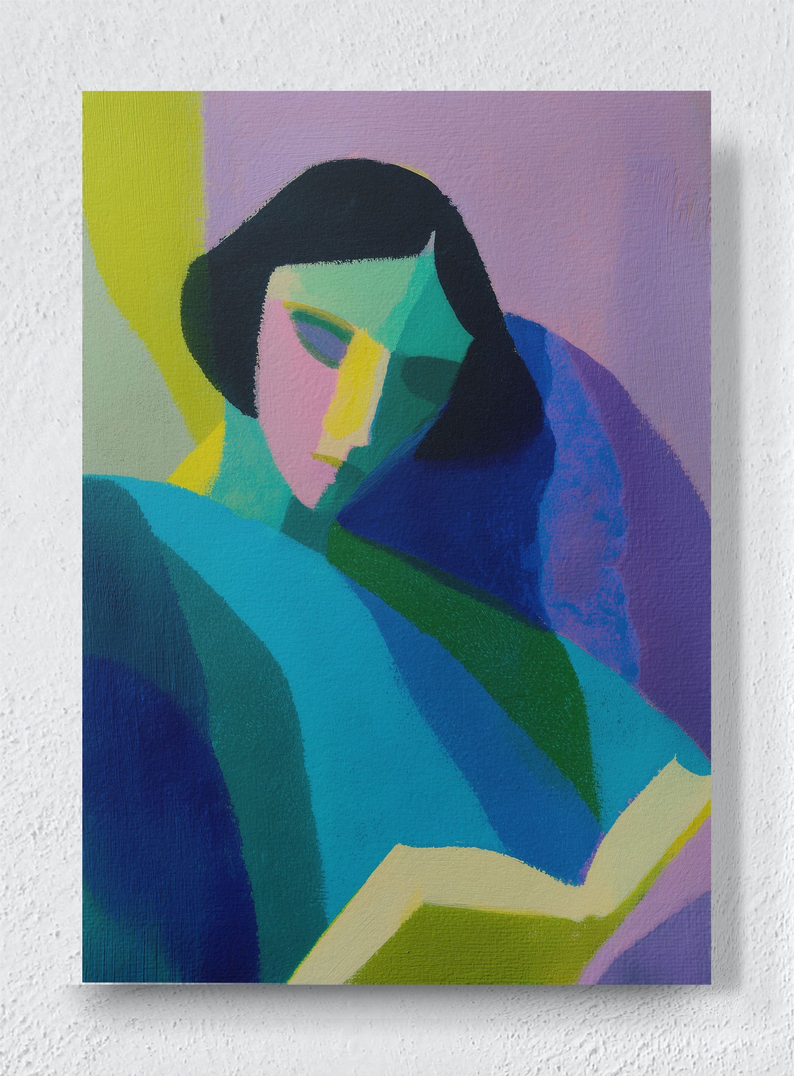PORTRAIT OF A BOOK - Unframed canvas