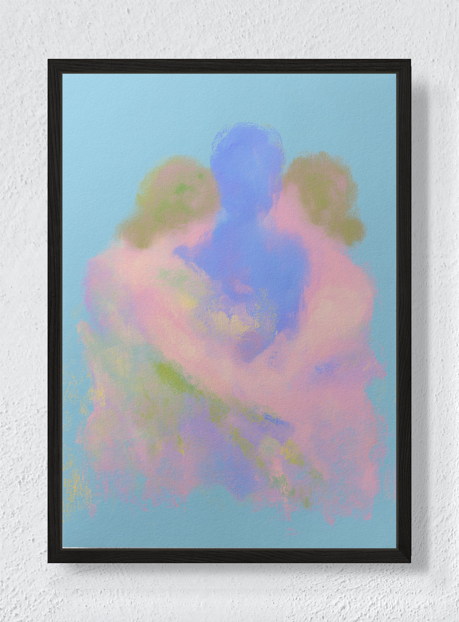 PORTRAIT OF A FEELING - Black frame canvas