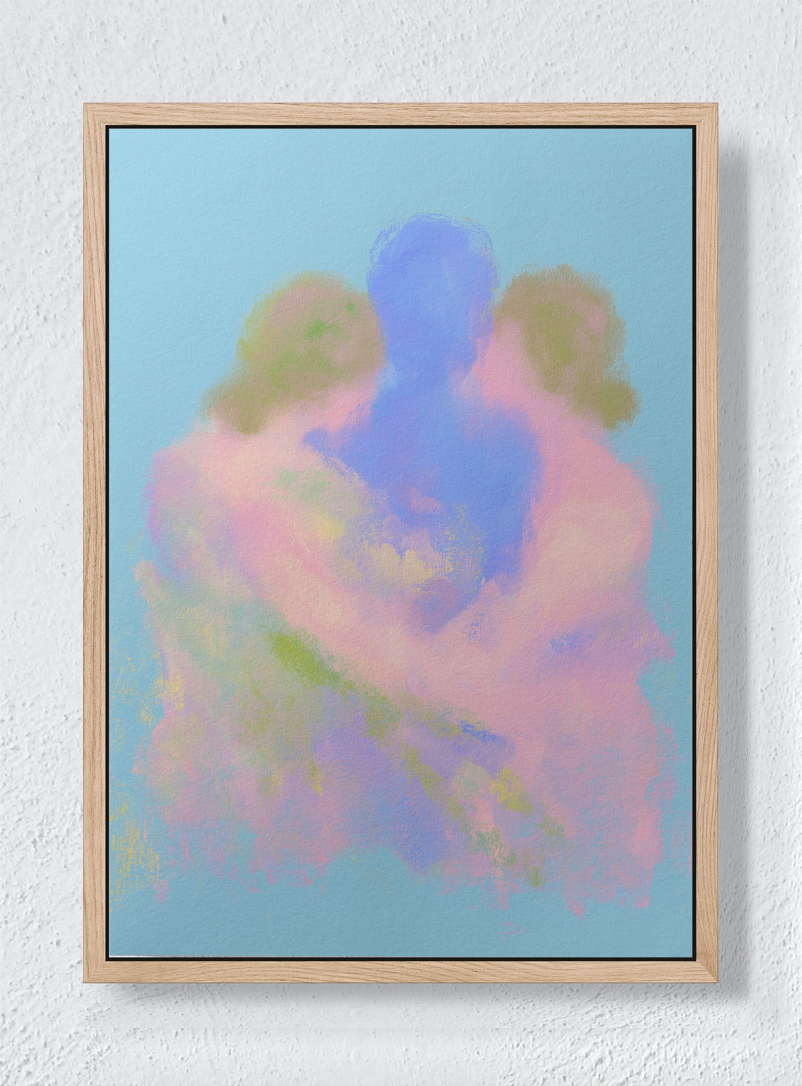 PORTRAIT OF A FEELING - Natural frame canvas