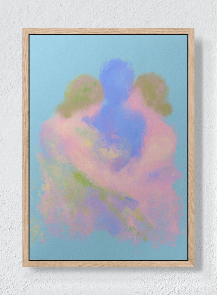 PORTRAIT OF A FEELING - Natural frame canvas