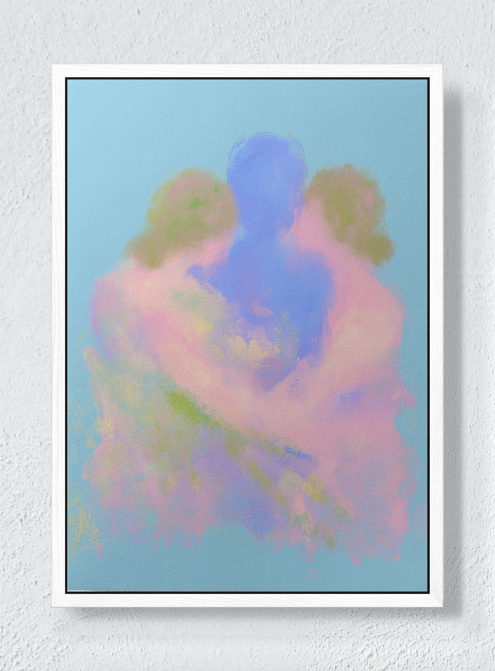 PORTRAIT OF A FEELING - White frame canvas