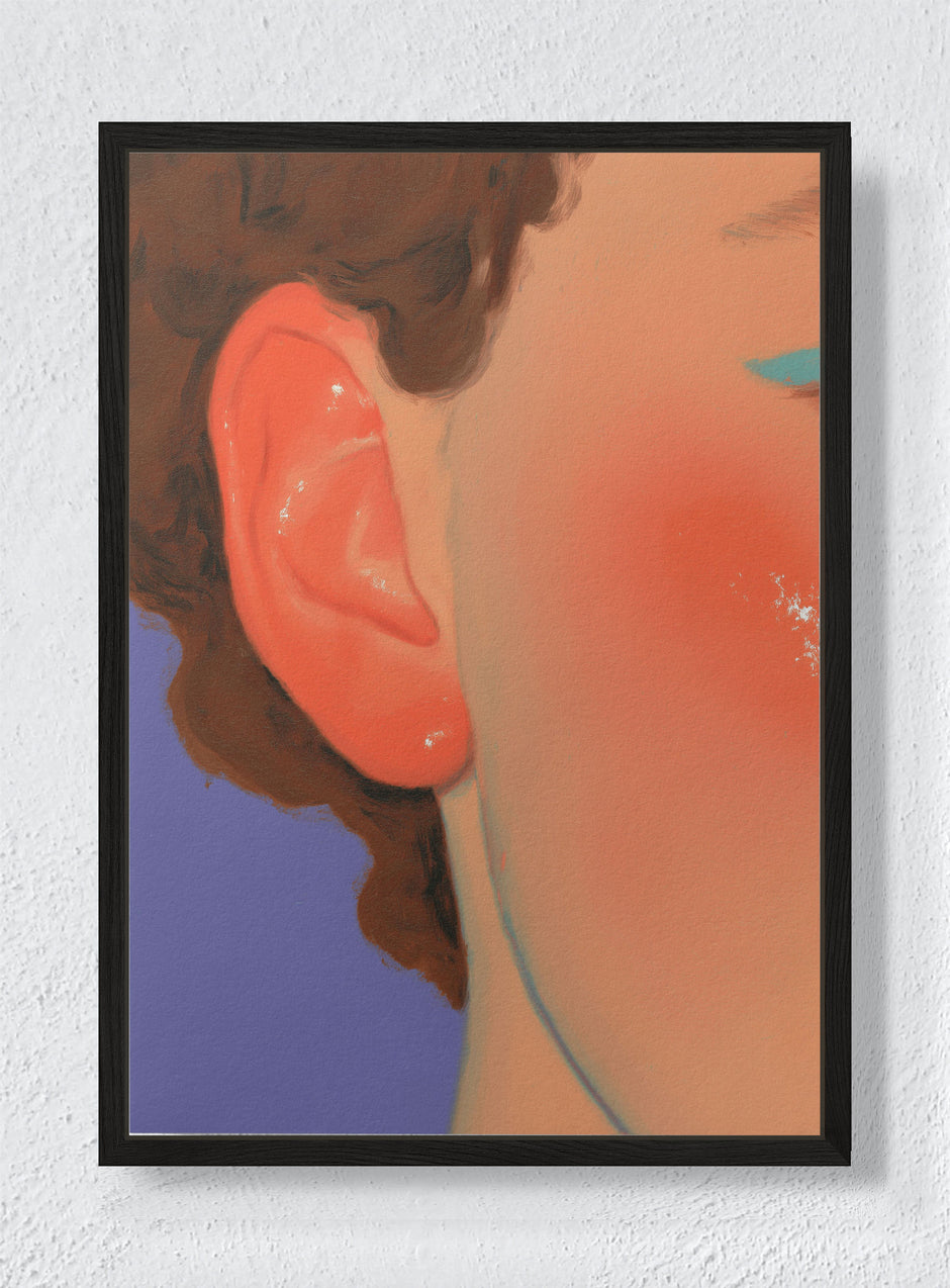 PORTRAIT OF A PRIVATE DETAIL - Black frame canvas
