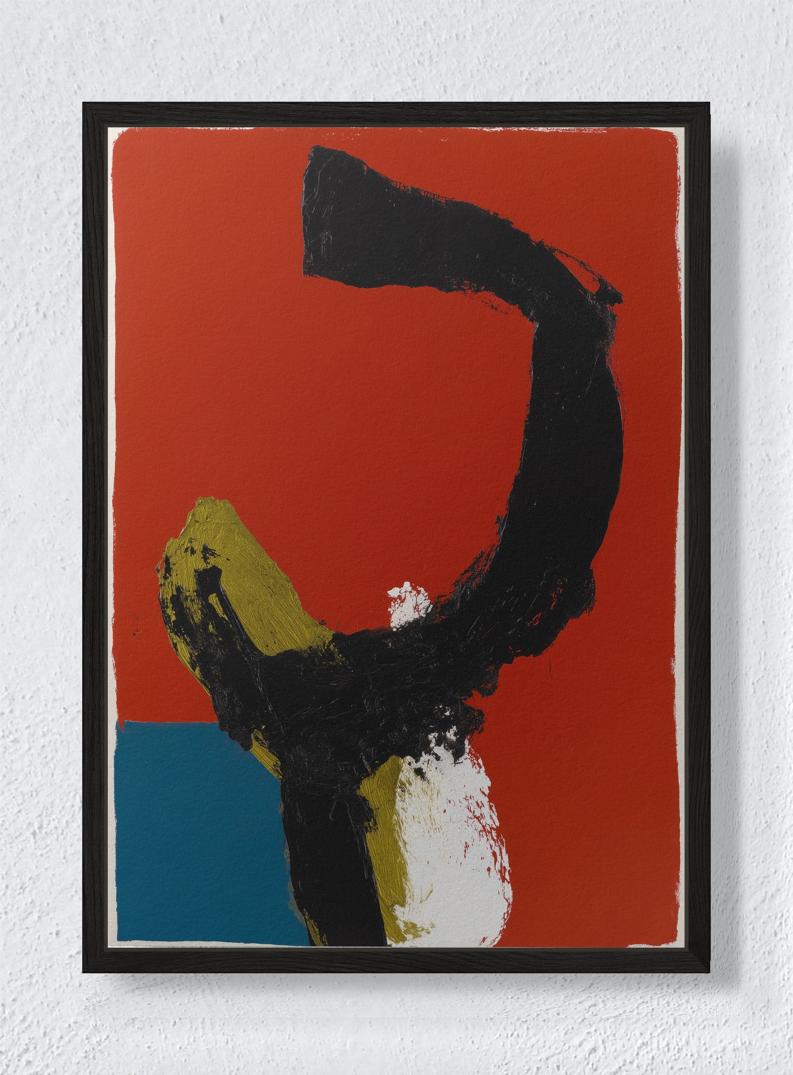 PRIMARY GESTURE - Black frame canvas