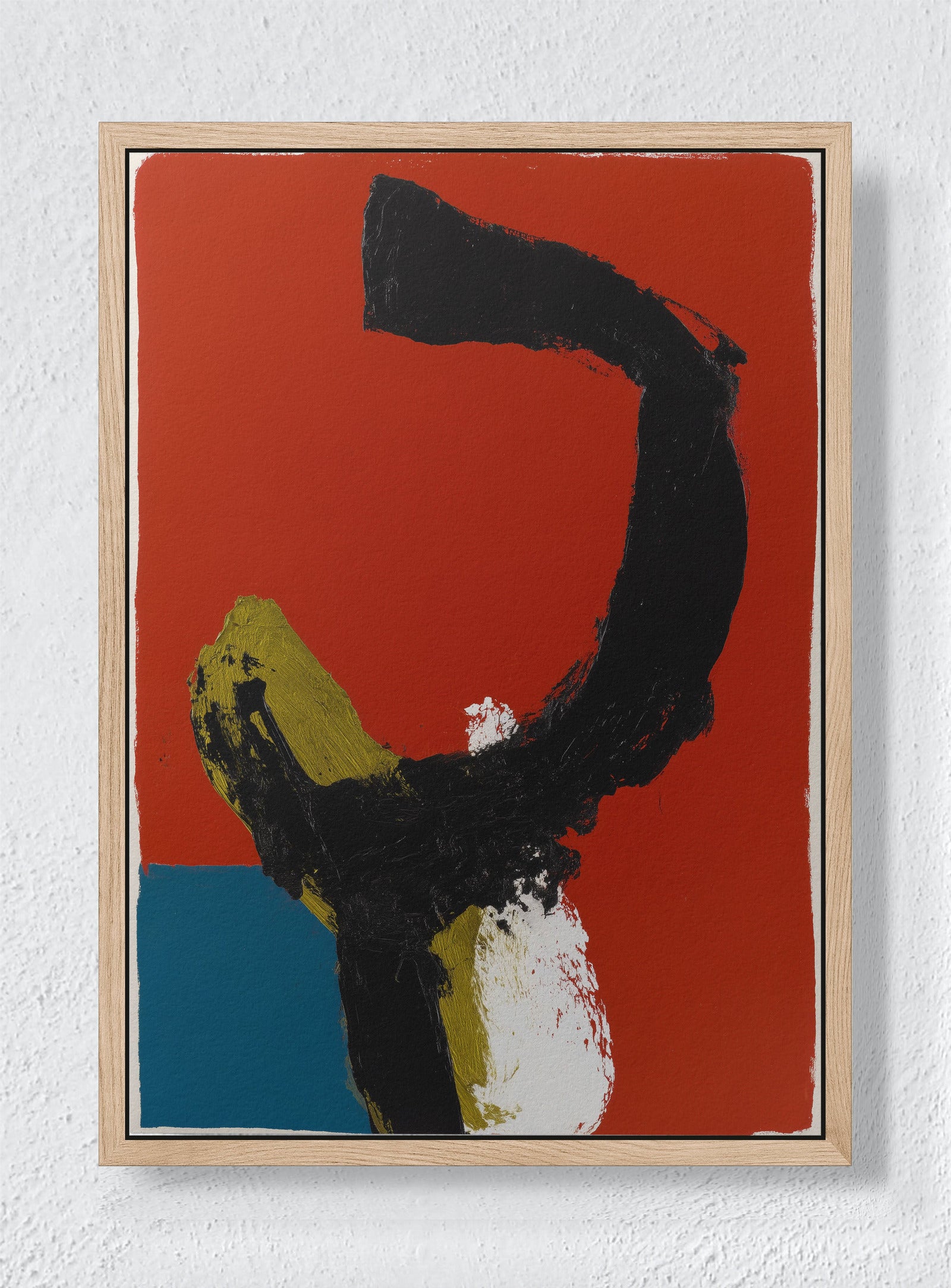 PRIMARY GESTURE - Natural frame canvas