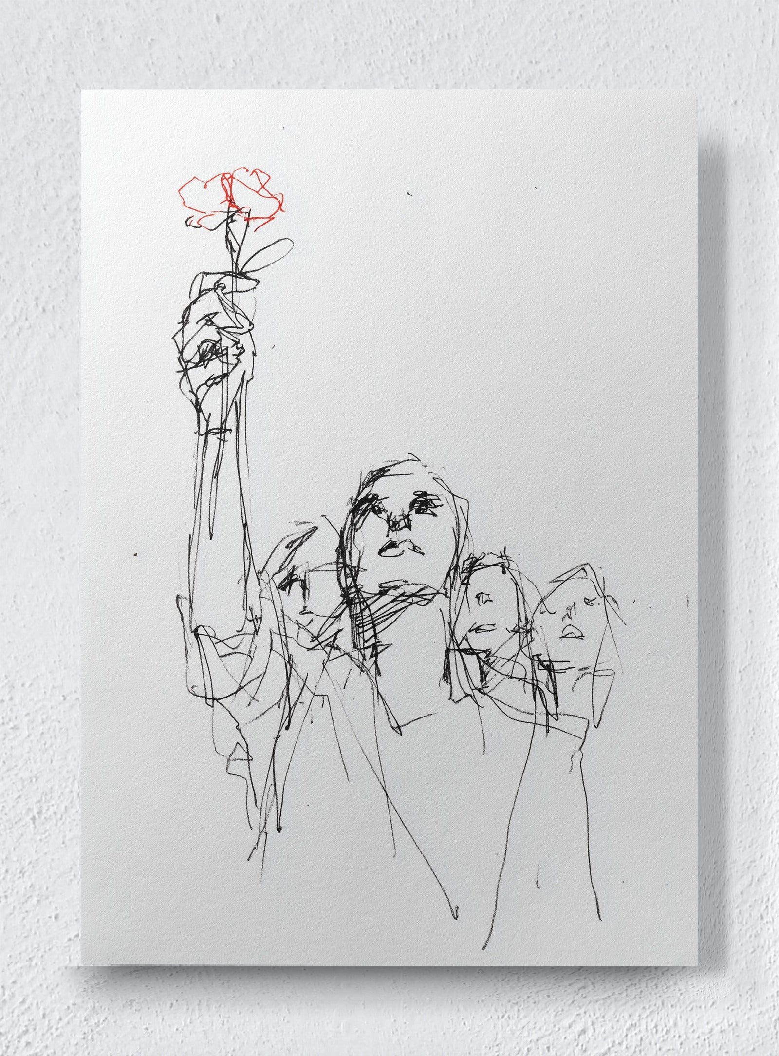 QUIET DEFIANCE - Unframed canvas