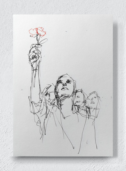 QUIET DEFIANCE - Unframed canvas