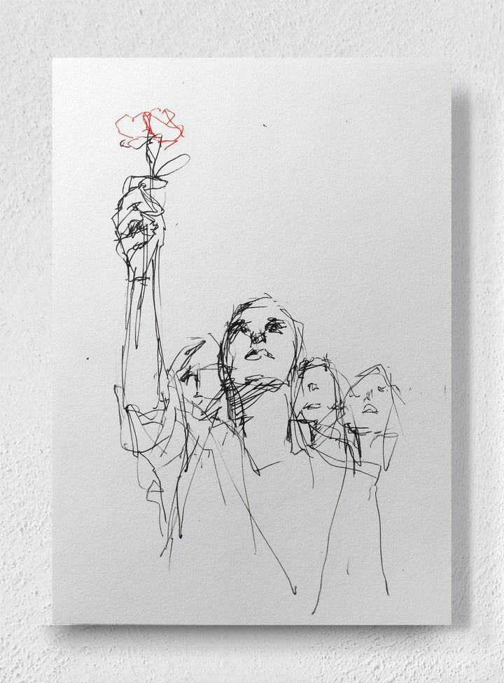 QUIET DEFIANCE - Unframed canvas