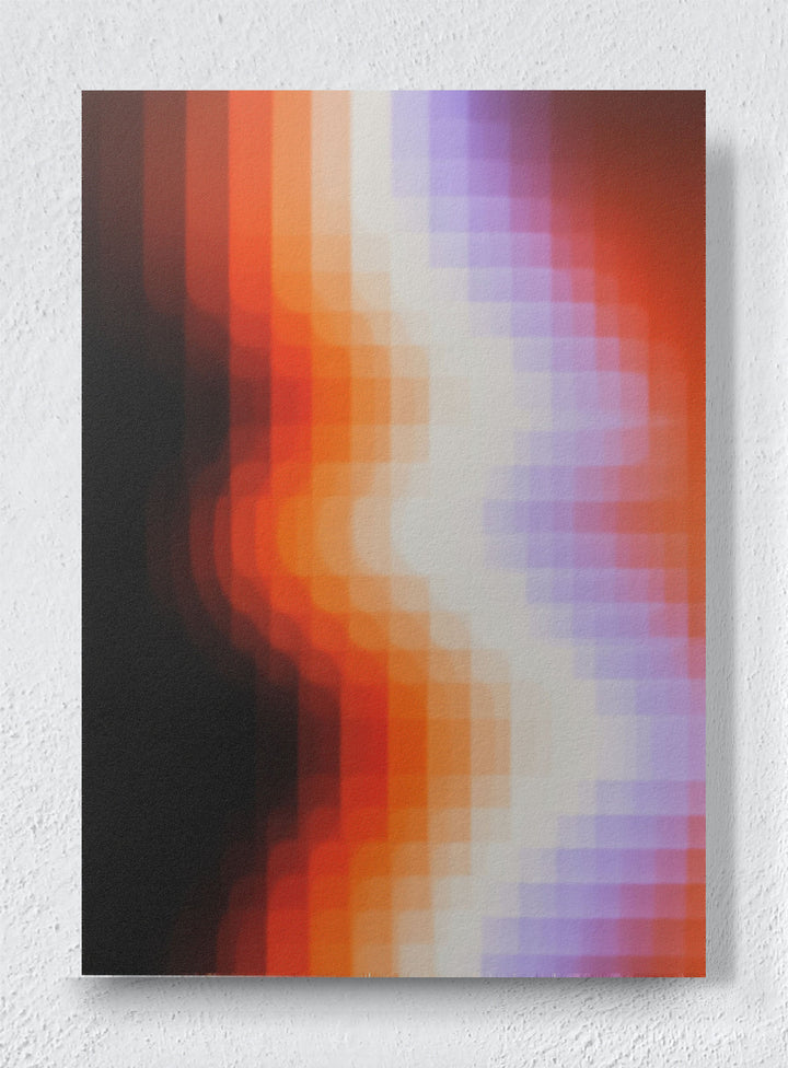 RAINBOW IN REPOSE - Unframed canvas