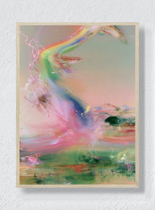 RAINBOW WEATHER - Natural Frame