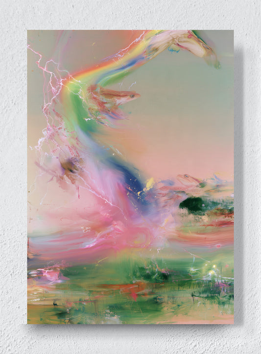 RAINBOW WEATHER - Unframed canvas