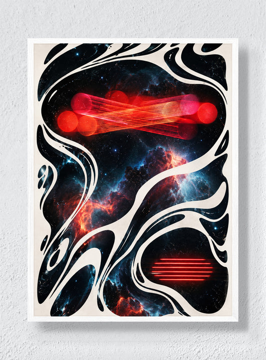 RED SIGNAL DRIFT - White Frame