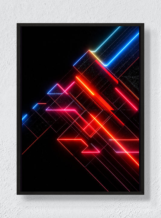 Red Vector - Black Frame